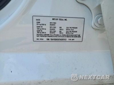 Zdjęcie 12 z 12 samochodu: 2026 TESLA MODEL Y VIN:7SAYGDEE6TA397813 - miniatura