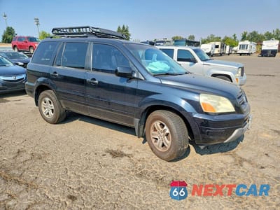 Czwarte zdjęcie samochodu z boku: 2003 HONDA PILOT EX VIN:2HKYF18453H607176 - miniatura