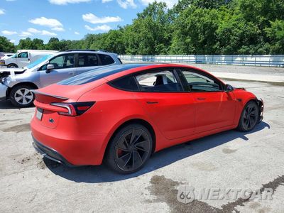 Trzecie zdjęcie samochodu z tyłu: 2026 TESLA MODEL 3 VIN:5YJ3E1ET1TF135419 - miniatura