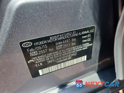 Zdjęcie 12 z 12 samochodu: 2015 HYUNDAI SONATA SE VIN:5NPE24AFXFH183462 - miniatura