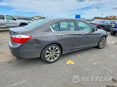 Trzecie zdjęcie samochodu z tyłu: 2014 HONDA ACCORD SPORT VIN:1HGCR2F5XEA185131 - miniatura