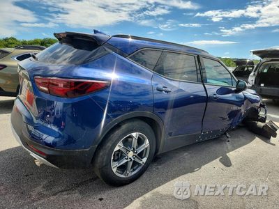 Trzecie zdjęcie samochodu z tyłu: 2023 CHEVROLET BLAZER 2LT VIN:3GNKBHR47PS131573 - miniatura