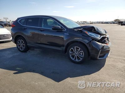 Czwarte zdjęcie samochodu z boku: 2022 HONDA CR-V EX VIN:5J6RT6H52NL031557 - miniatura