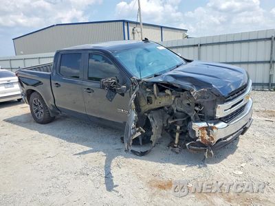 Czwarte zdjęcie samochodu z boku: 2021 CHEVROLET SILVERADO K1500 LT VIN:3GCUYDED3MG314143 - miniatura