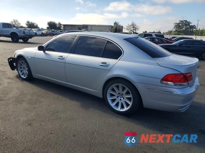 Drugie zdjęcie samochodu z przodu: 2006 BMW 750 LI VIN:WBAHN83506DT59566 - miniatura