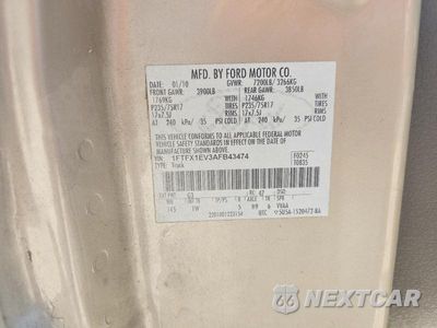Zdjęcie 12 z 12 samochodu: 2010 FORD F150 SUPER CAB VIN:1FTFX1EV3AFB43474 - miniatura