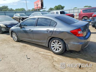 Drugie zdjęcie samochodu z przodu: 2012 HONDA CIVIC EX VIN:JHMFB2F8XCS002391 - miniatura
