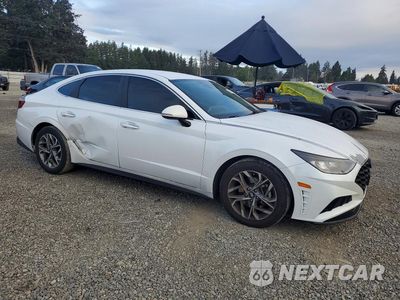 Czwarte zdjęcie samochodu z boku: 2020 HYUNDAI SONATA SEL VIN:5NPEF4JA7LH002810 - miniatura