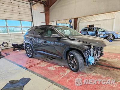 Czwarte zdjęcie samochodu z boku: 2022 HYUNDAI TUCSON LIMITED VIN:5NMJECAE1NH072933 - miniatura