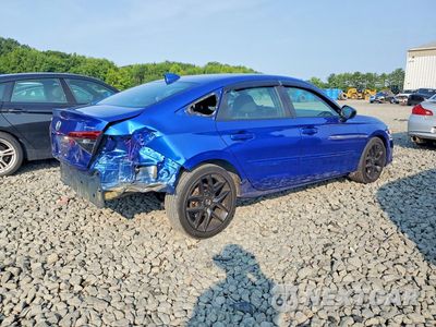Trzecie zdjęcie samochodu z tyłu: 2022 HONDA CIVIC SPORT VIN:2HGFE2F51NH531187 - miniatura