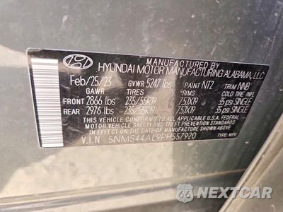 Zdjęcie 13 z 13 samochodu: 2023 HYUNDAI SANTA FE LIMITED VIN:5NMS44AL9PH557920 - miniatura
