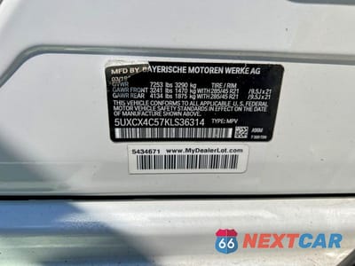 Zdjęcie 11 z 11 samochodu: 2019 BMW X7 XDRIVE50I VIN:5UXCX4C57KLS36314 - miniatura