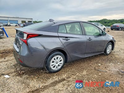 Trzecie zdjęcie samochodu z tyłu: 2021 TOYOTA PRIUS L ECO VIN:JTDKAMFU2M3143835 - miniatura