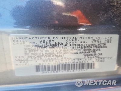 Zdjęcie 13 z 13 samochodu: 2024 NISSAN VERSA SR VIN:3N1CN8FV9RL870347 - miniatura