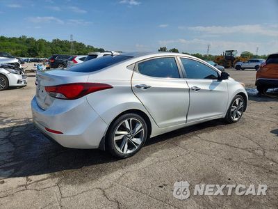 Trzecie zdjęcie samochodu z tyłu: 2015 HYUNDAI ELANTRA LIMITED VIN:KMHDH4AE7FU359614 - miniatura