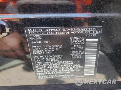Zdjęcie 13 z 13 samochodu: 2018 NISSAN ROGUE SV VIN:KNMAT2MT8JP567349 - miniatura