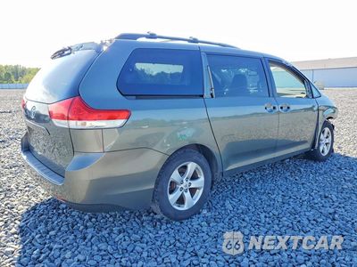 Trzecie zdjęcie samochodu z tyłu: 2011 TOYOTA SIENNA LE VIN:5TDKK3DCXBS052695 - miniatura