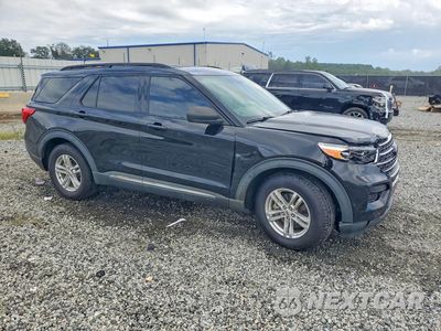 Czwarte zdjęcie samochodu z boku: 2021 FORD EXPLORER XLT VIN:1FMSK7DH6MGA77301 - miniatura