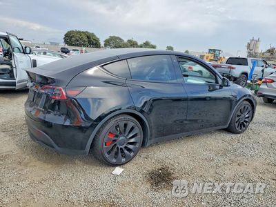 Trzecie zdjęcie samochodu z tyłu: 2023 TESLA MODEL Y VIN:7SAYGDEF0PF757868 - miniatura