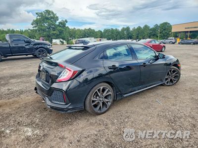 Trzecie zdjęcie samochodu z tyłu: 2019 HONDA CIVIC SPORT TOURING VIN:SHHFK7H95KU221080 - miniatura