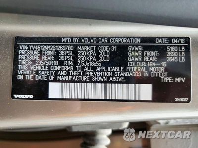 Zdjęcie 13 z 13 samochodu: 2016 VOLVO XC70 T5 PLATINUM VIN:YV4612NM2G1269780 - miniatura