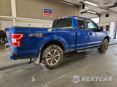 Trzecie zdjęcie samochodu z tyłu: 2018 FORD F150 SUPER CAB VIN:1FTEX1EP3JKF23015 - miniatura