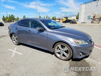 Czwarte zdjęcie samochodu z boku: 2012 LEXUS IS 250 BASE VIN:JTHBF5C28C5176785 - miniatura