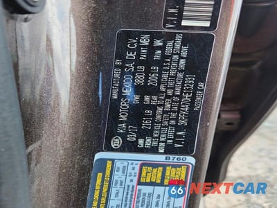 Zdjęcie 12 z 12 samochodu: 2017 KIA FORTE LX VIN:3KPFK4A70HE132931 - miniatura