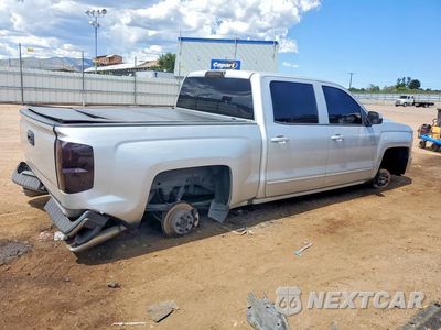 Trzecie zdjęcie samochodu z tyłu: 2018 CHEVROLET SILVERADO C1500 LT VIN:3GCPCREC1JG201562 - miniatura