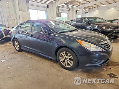 Czwarte zdjęcie samochodu z boku: 2014 HYUNDAI SONATA GLS VIN:5NPEB4AC9EH942767 - miniatura