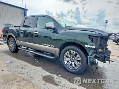 Czwarte zdjęcie samochodu z boku: 2019 NISSAN TITAN PLATINUM RESERVE VIN:1N6AA1E65KN518015 - miniatura