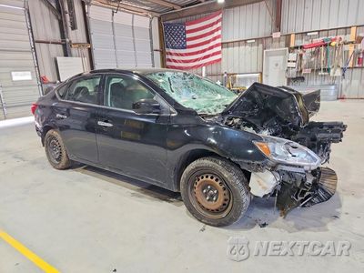 Czwarte zdjęcie samochodu z boku: 2017 NISSAN SENTRA SV VIN:3N1AB7AP9HL695261 - miniatura