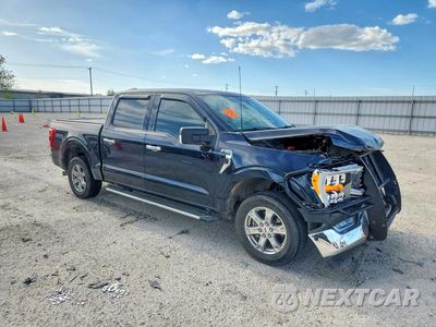 Czwarte zdjęcie samochodu z boku: 2021 FORD F150 SUPERCREW VIN:1FTEW1CP6MKE40124 - miniatura