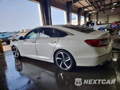 Drugie zdjęcie samochodu z przodu: 2019 HONDA ACCORD SPORT VIN:1HGCV1F32KA088506 - miniatura