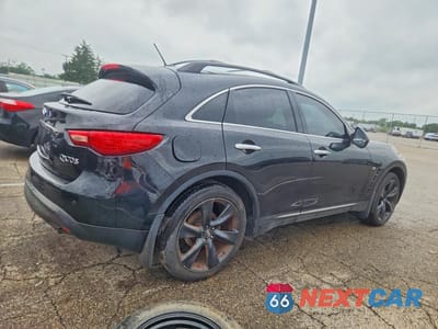 Trzecie zdjęcie samochodu z tyłu: 2015 INFINITI QX70 BASE VIN:JN8CS1MW1FM480941 - miniatura