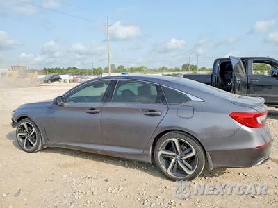 Drugie zdjęcie samochodu z przodu: 2018 HONDA ACCORD SPORT VIN:1HGCV1F3XJA001692 - miniatura
