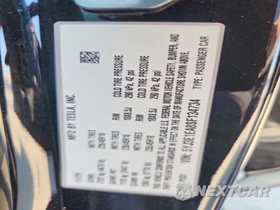 Zdjęcie 12 z 12 samochodu: 2025 TESLA MODEL 3 VIN:5YJ3E1EA8SF134734 - miniatura