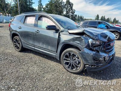 Czwarte zdjęcie samochodu z boku: 2021 GMC TERRAIN SLE VIN:3GKALTEV3ML332030 - miniatura