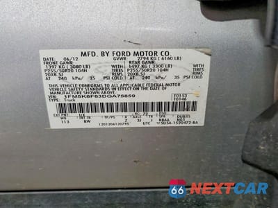 Zdjęcie 13 z 13 samochodu: 2013 FORD EXPLORER LIMITED VIN:1FM5K8F83DGA75859 - miniatura