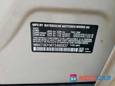 Zdjęcie 13 z 13 samochodu: 2026 BMW X1 XDRIVE28I VIN:WBX73EF06T5480937 - miniatura