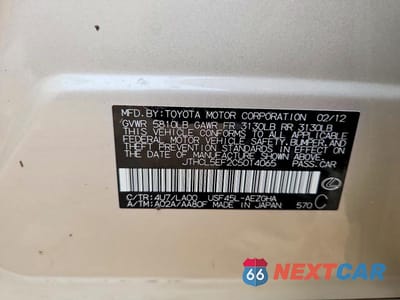 Zdjęcie 13 z 13 samochodu: 2012 LEXUS LS 460 VIN:JTHCL5EF2C5014065 - miniatura