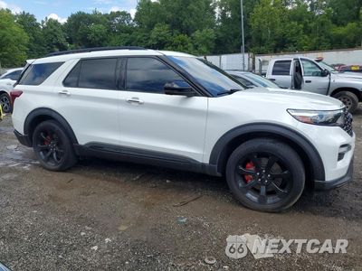Czwarte zdjęcie samochodu z boku: 2021 FORD EXPLORER ST VIN:1FM5K8GC4MGB12565 - miniatura