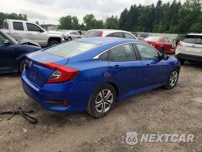 Trzecie zdjęcie samochodu z tyłu: 2018 HONDA CIVIC LX VIN:2HGFC2F57JH523627 - miniatura