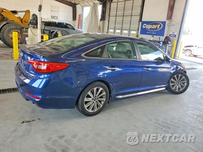 Trzecie zdjęcie samochodu z tyłu: 2016 HYUNDAI SONATA SPORT VIN:5NPE34AFXGH304943 - miniatura