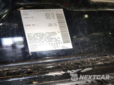 Zdjęcie 12 z 12 samochodu: 2025 NISSAN ALTIMA SV VIN:1N4BL4DV4SN433491 - miniatura