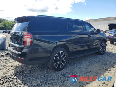 Trzecie zdjęcie samochodu z tyłu: 2021 CHEVROLET SUBURBAN K1500 RST VIN:1GNSKEKDXMR257000 - miniatura