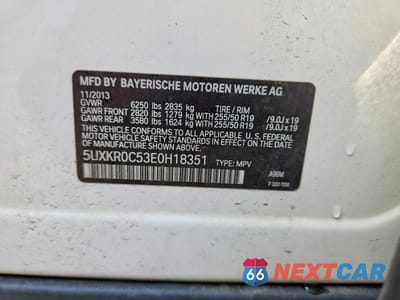 Zdjęcie 13 z 13 samochodu: 2014 BMW X5 XDRIVE35I VIN:5UXKR0C53E0H18351 - miniatura