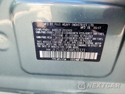 Zdjęcie 13 z 13 samochodu: 2017 SUBARU FORESTER 2.5I PREMIUM VIN:JF2SJAEC4HH570323 - miniatura