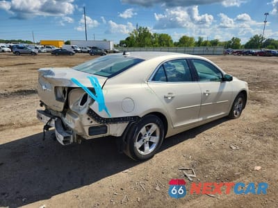 Trzecie zdjęcie samochodu z tyłu: 2014 CHEVROLET MALIBU LS VIN:1G11B5SL1EF115383 - miniatura