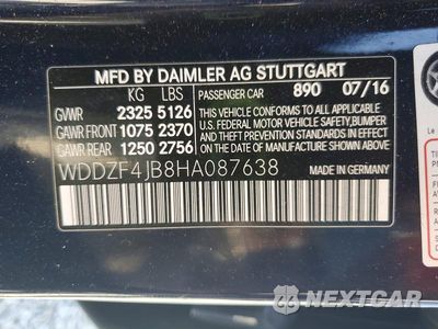 Zdjęcie 12 z 12 samochodu: 2017 MERCEDES-BENZ E 300 VIN:WDDZF4JB8HA087638 - miniatura